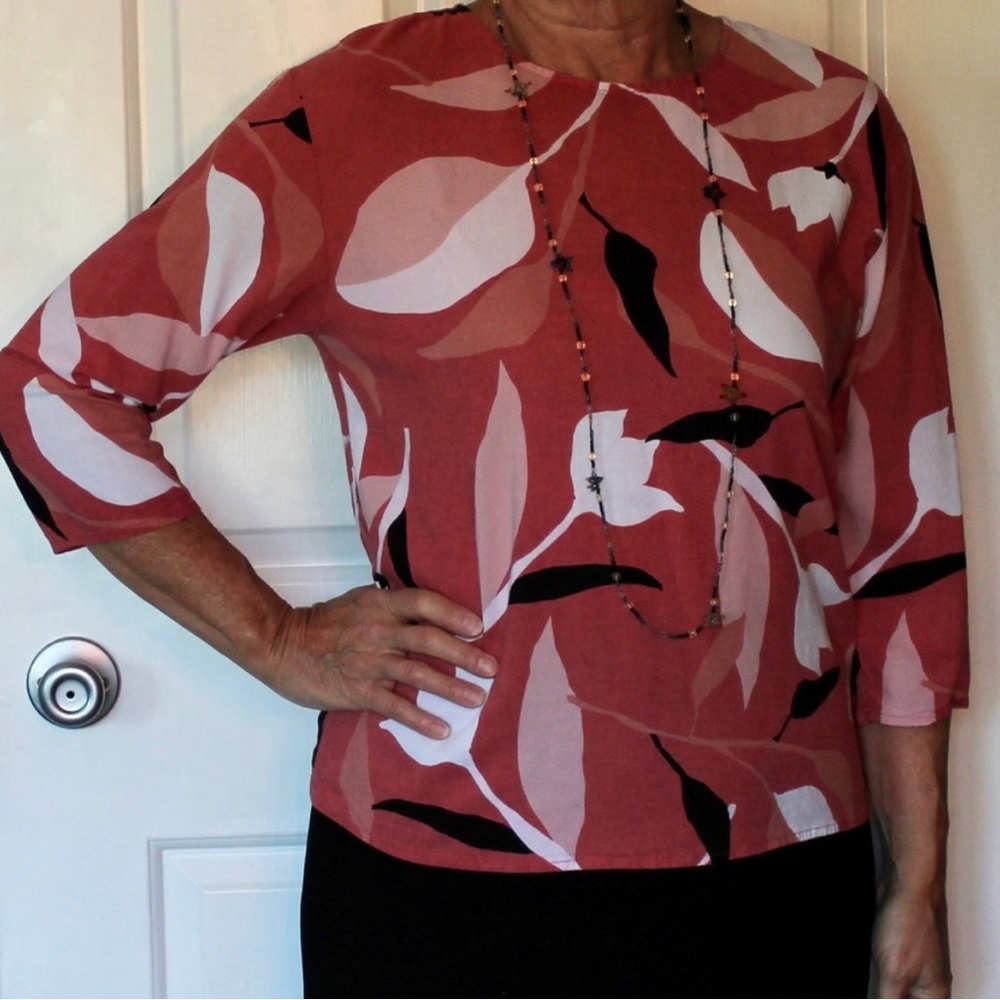 Liz Claiborne Studio Scoop Neck 3/4